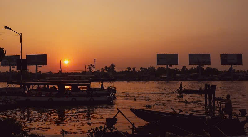 Ảnh chợ nổi Cái Răng